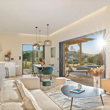 Vila Calme Avec Piscine Chauffee - 6 Personnes - Proche Porto-vecchio Et Bonifacio