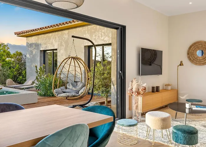 Villa calme avec piscine chauffée - 6 personnes - Figari proche Porto-Vecchio et Bonifacio Villa Figari (Corsica)